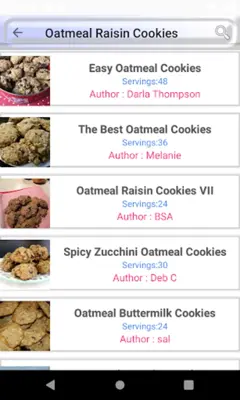 Oatmeal Cuisine android App screenshot 1