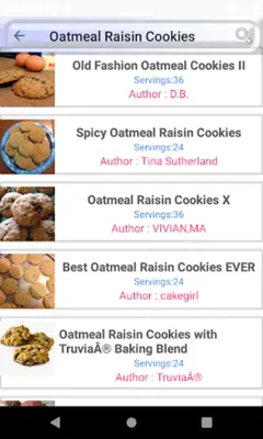 Oatmeal Cuisine android App screenshot 2