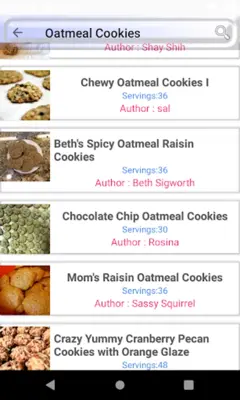 Oatmeal Cuisine android App screenshot 4