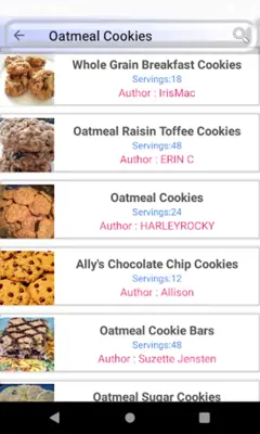 Oatmeal Cuisine android App screenshot 6